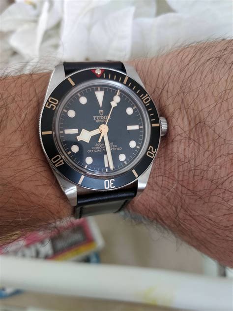 tudor black bay leather strap for sale|tudor black bay parts.